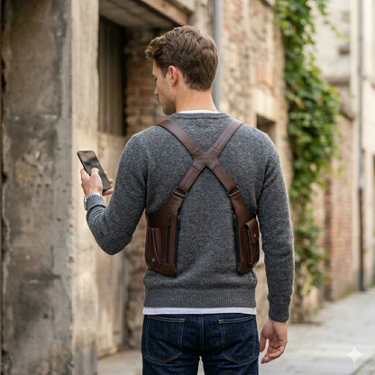Men Vintage Leather Bag - Limited Time Offer