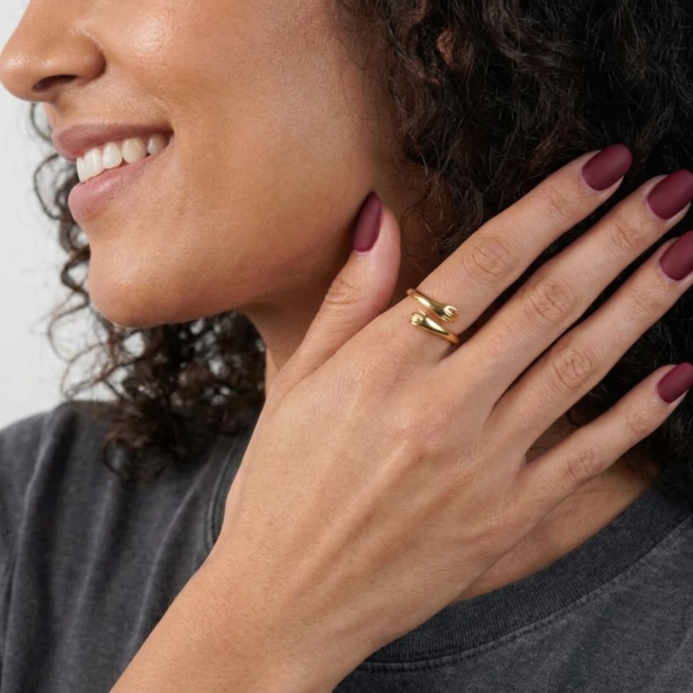 Gold Hug Ring