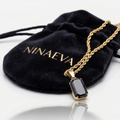 Obsidian Drop Pendant