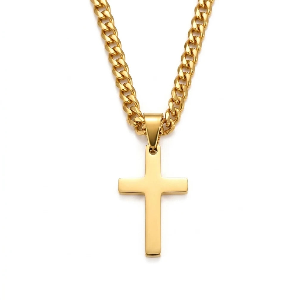 Cuban Chain Cross