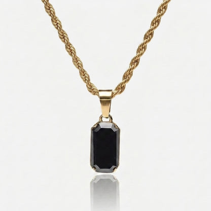 Obsidian Drop Pendant