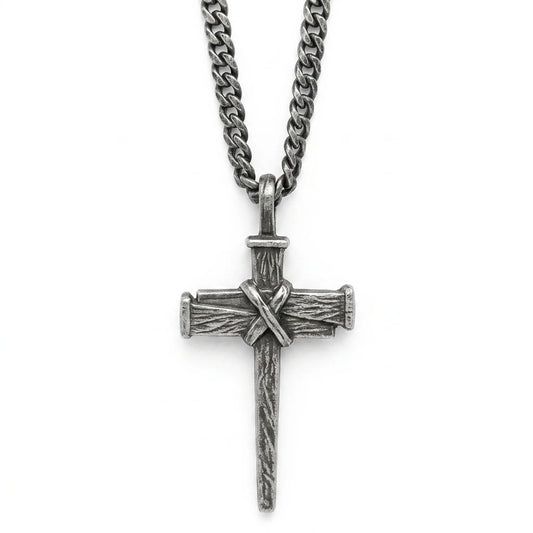 Nail Cross Necklace