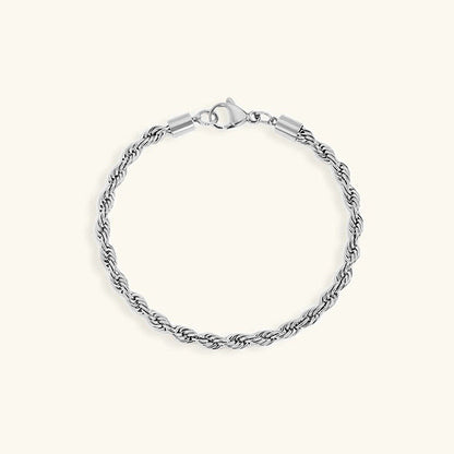 Gigi Rope Chain Gold Bracelet 5
