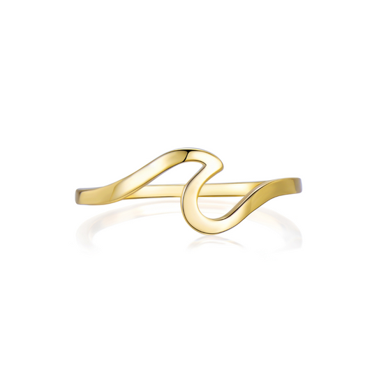 Gold Wave Ring 0
