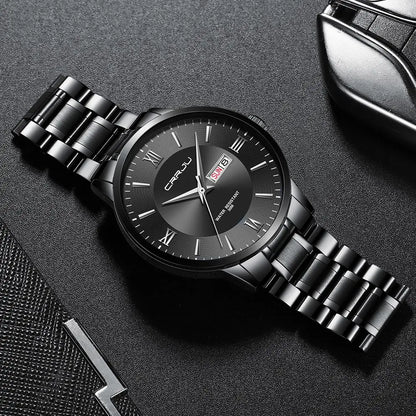 Men’s Stainless Steel Sport Quartz Watch