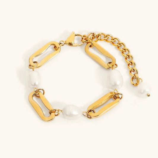 Janna Pearl Chain Bracelet 0