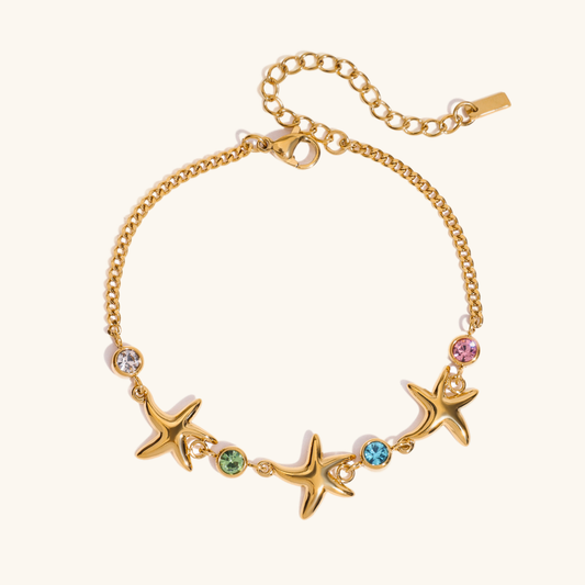 Kristine Golden Starfish Bracelet 0