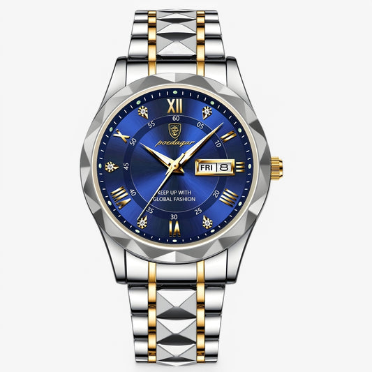 Luxury Men’s Wristwatch with Precision Quartz Movement