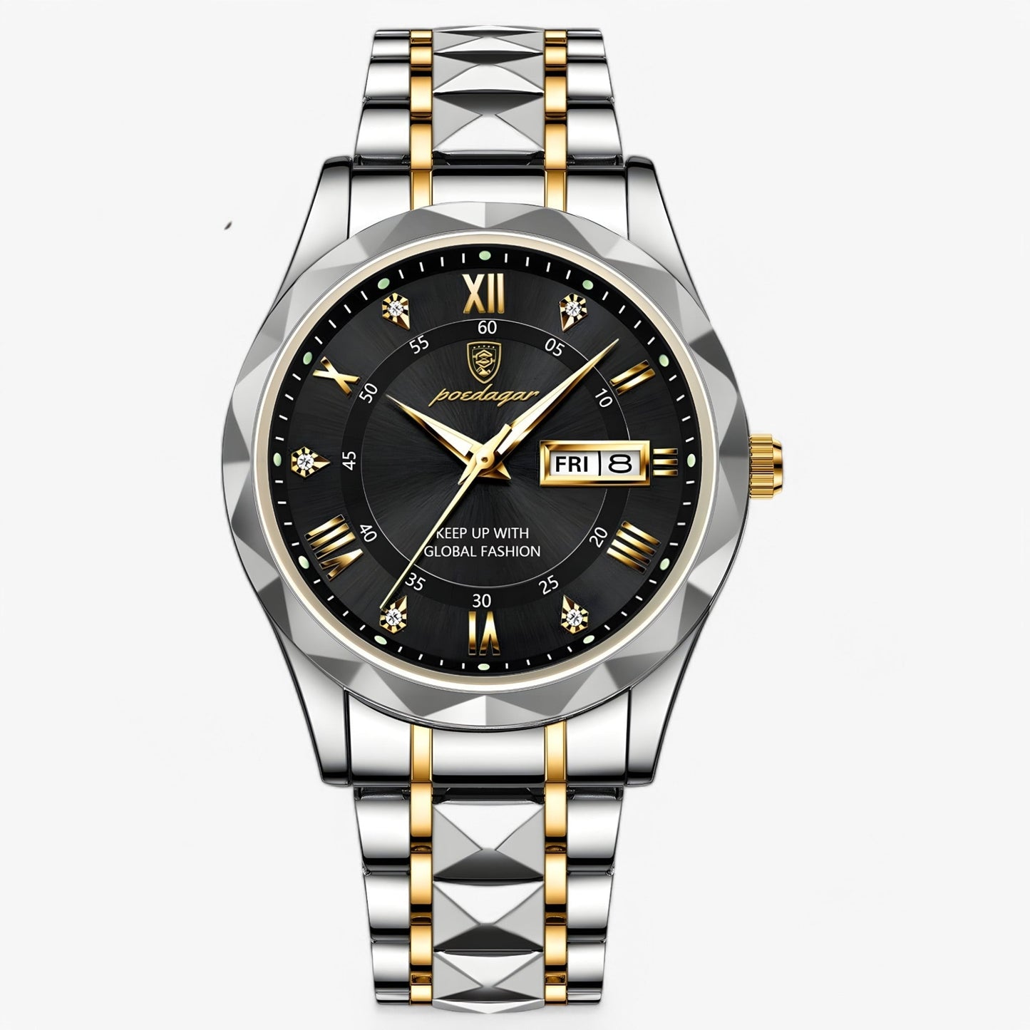 Luxury Men’s Wristwatch with Precision Quartz Movement