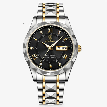 Luxury Men’s Wristwatch with Precision Quartz Movement