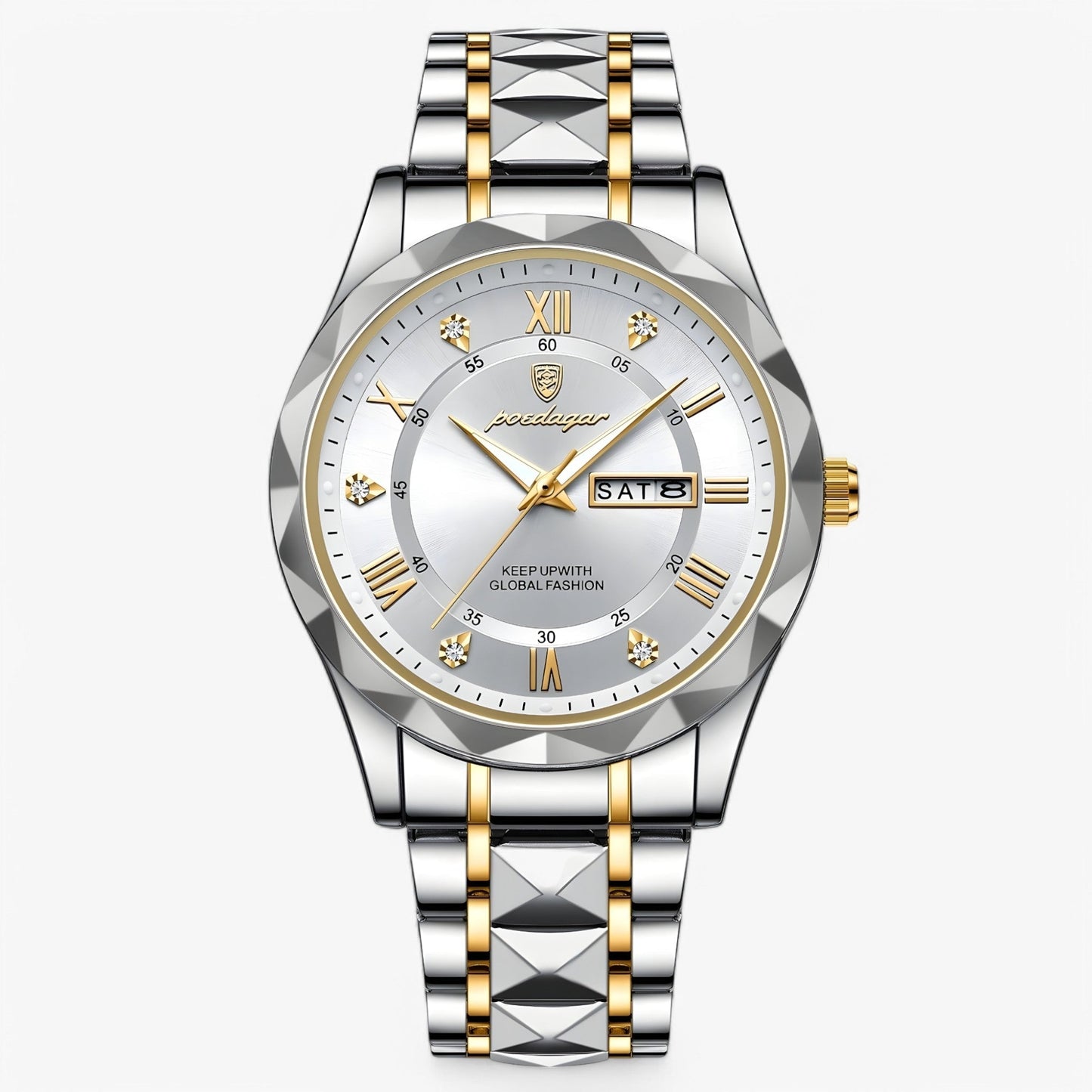 Luxury Men’s Wristwatch with Precision Quartz Movement