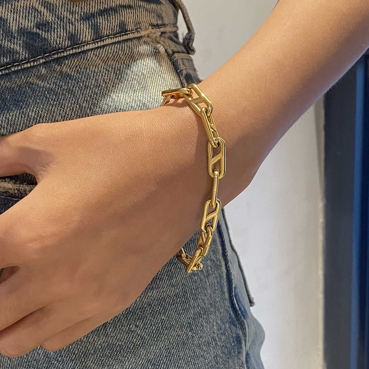 Melissa Gold Chain Bracelet 1
