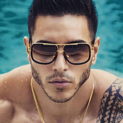 Men’s Polarized Sunglasses UV400 Protection Lightweight Alloy Frame