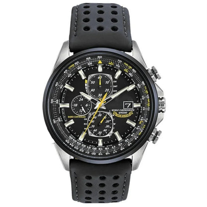 Men’s Stainless Steel Chronograph Watch with Calendar