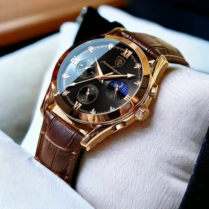 Men’s Stainless Steel Swiss Quartz Watch