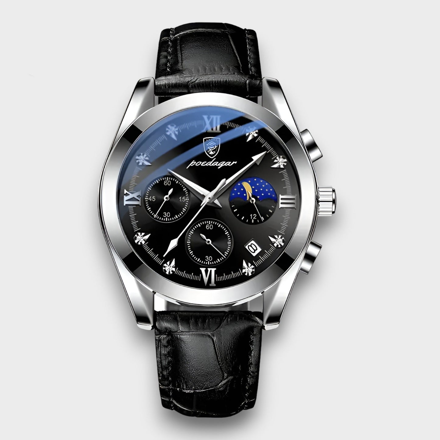 Men’s Stainless Steel Swiss Quartz Watch