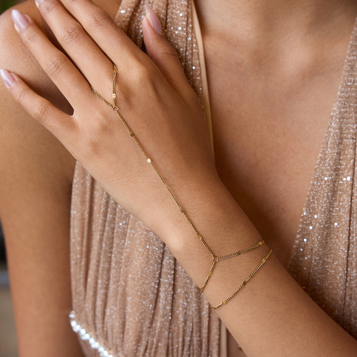 Mimi Golden Hand Chain 1