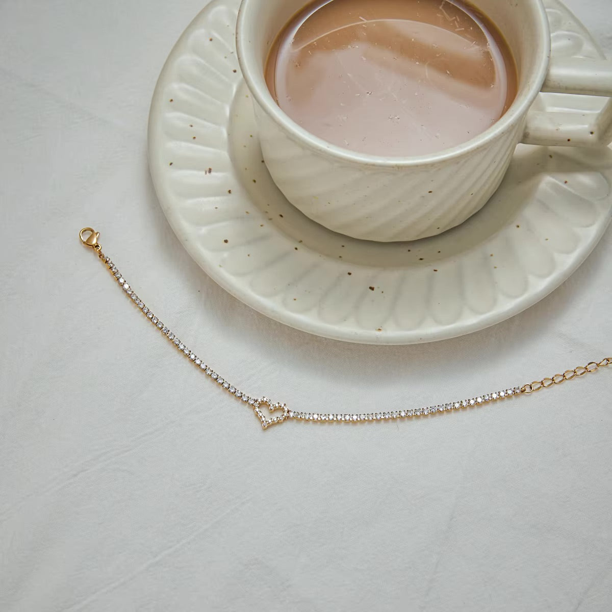 Patrice Diamond Heart Bracelet 2