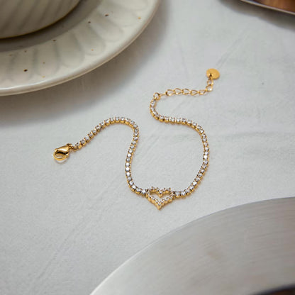 Patrice Diamond Heart Bracelet 3