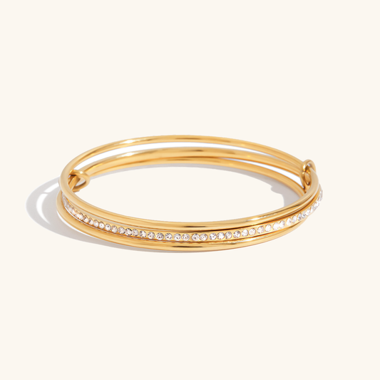Quinley Stacked Diamond Bracelet 0