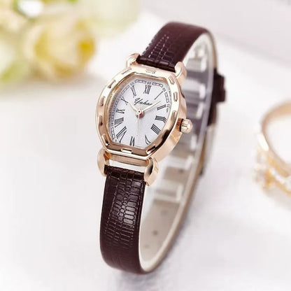 Solene Vintage Leather Watch