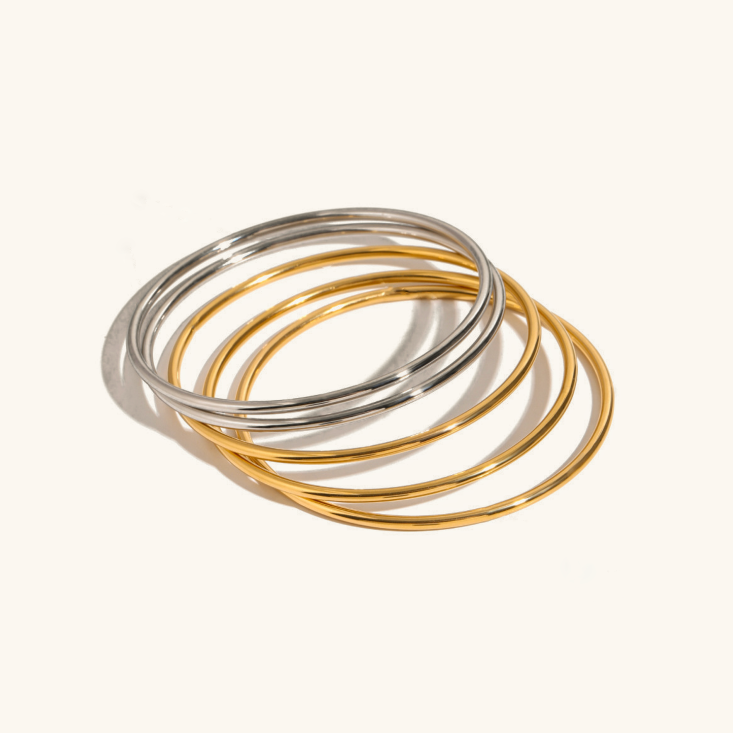 Shannon Gold Bangle Set 3