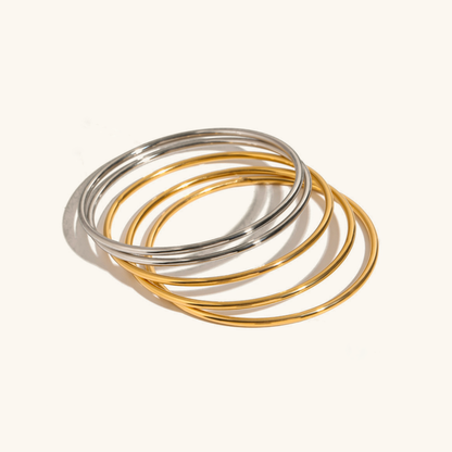 Shannon Gold Bangle Set 3