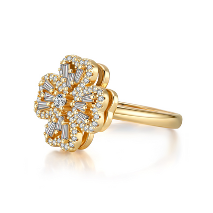 Spinning Clover Ring 1