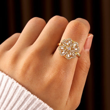 Spinning Clover Ring 2