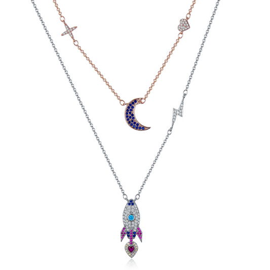 To The Moon & Back Necklace 0