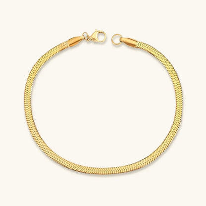 Vida Gold Herringbone Bracelet 0