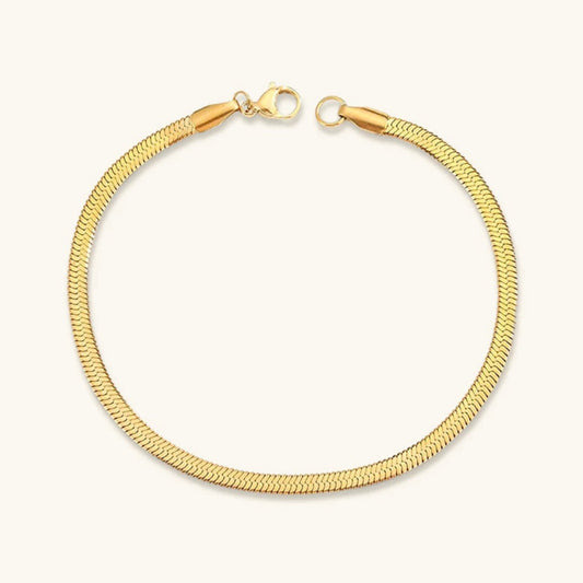 Vida Gold Herringbone Bracelet 0