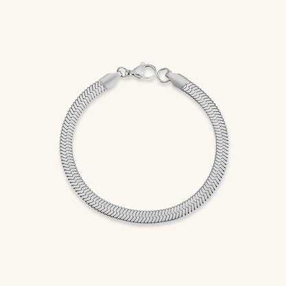 Vida Gold Herringbone Bracelet 13