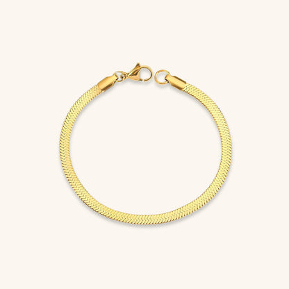 Vida Gold Herringbone Bracelet 7