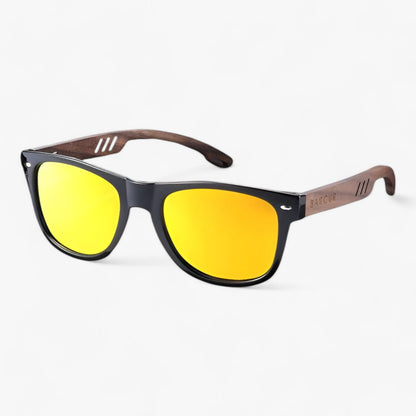 Wooden Temple Polarized Sunglasses UV400 Protection