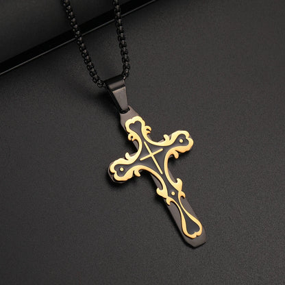 Trinity Cross Necklace