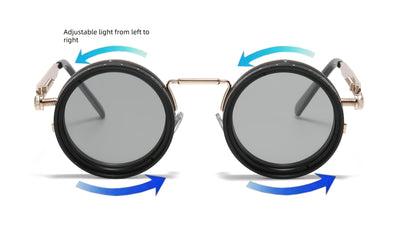 Steampunk Adjustable ND Dimmable Sunglasses