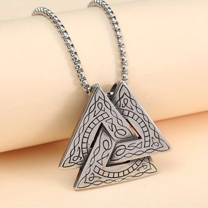 VALKNUT EMBLEM NECKLACE