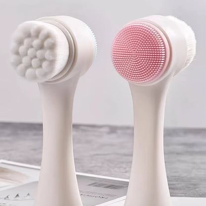 DOUBLE-SIDED FACIAL CLEANSER